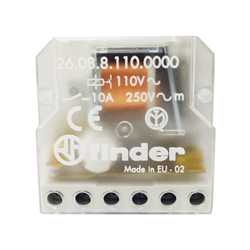 Mostrar detalles de RELE DE IMPULSOS 110 VAC 10 A 26.08.8.110.0000 Imagen de RELE DE IMPULSOS 110 VAC 10 A 26.08.8.110.0000