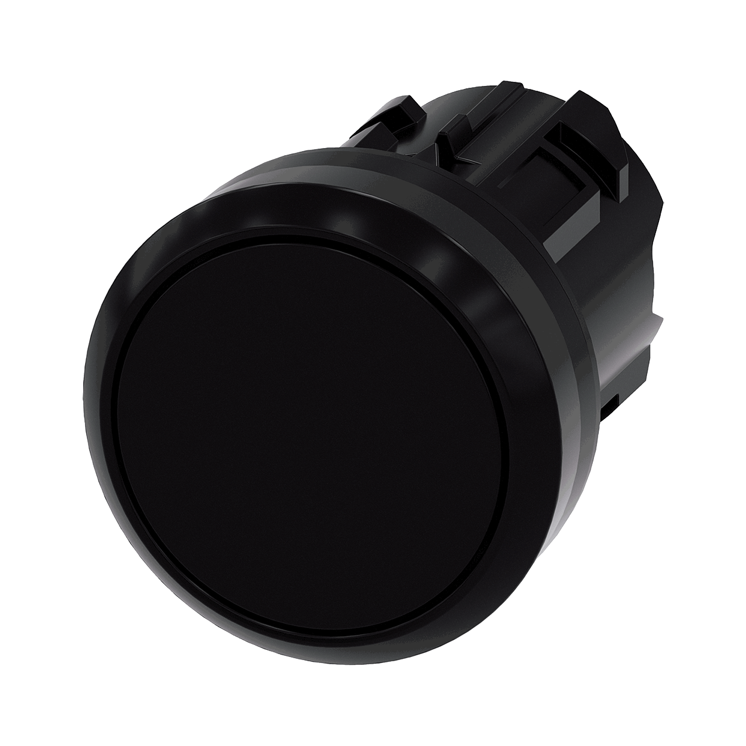 Imagen de BOTON PULSADOR NEGRO 22MM PLASTICO