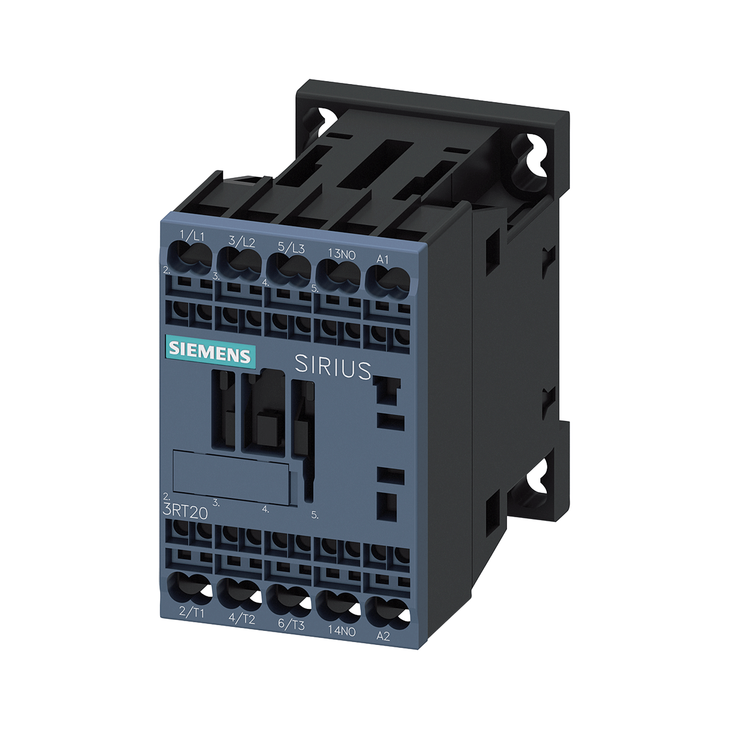 Imagen de CONTACTOR SIRIUS 3RT2016 S00 3HP 220V, 5HP 440V, 9A BOBINA 24V AC 1NA