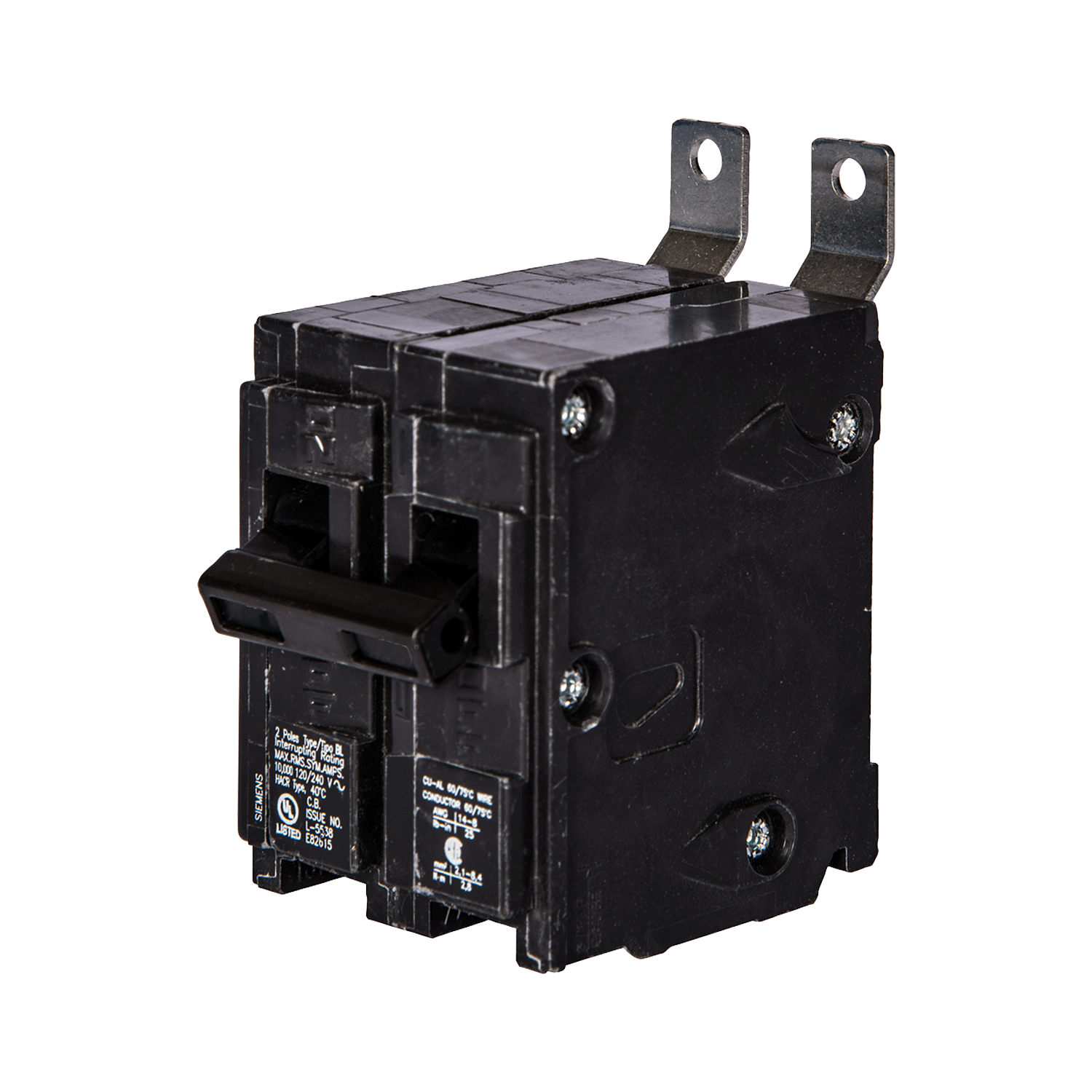 Imagen de PASTILLA INTERRUPTOR BL 2X15A 10KA 120/240V