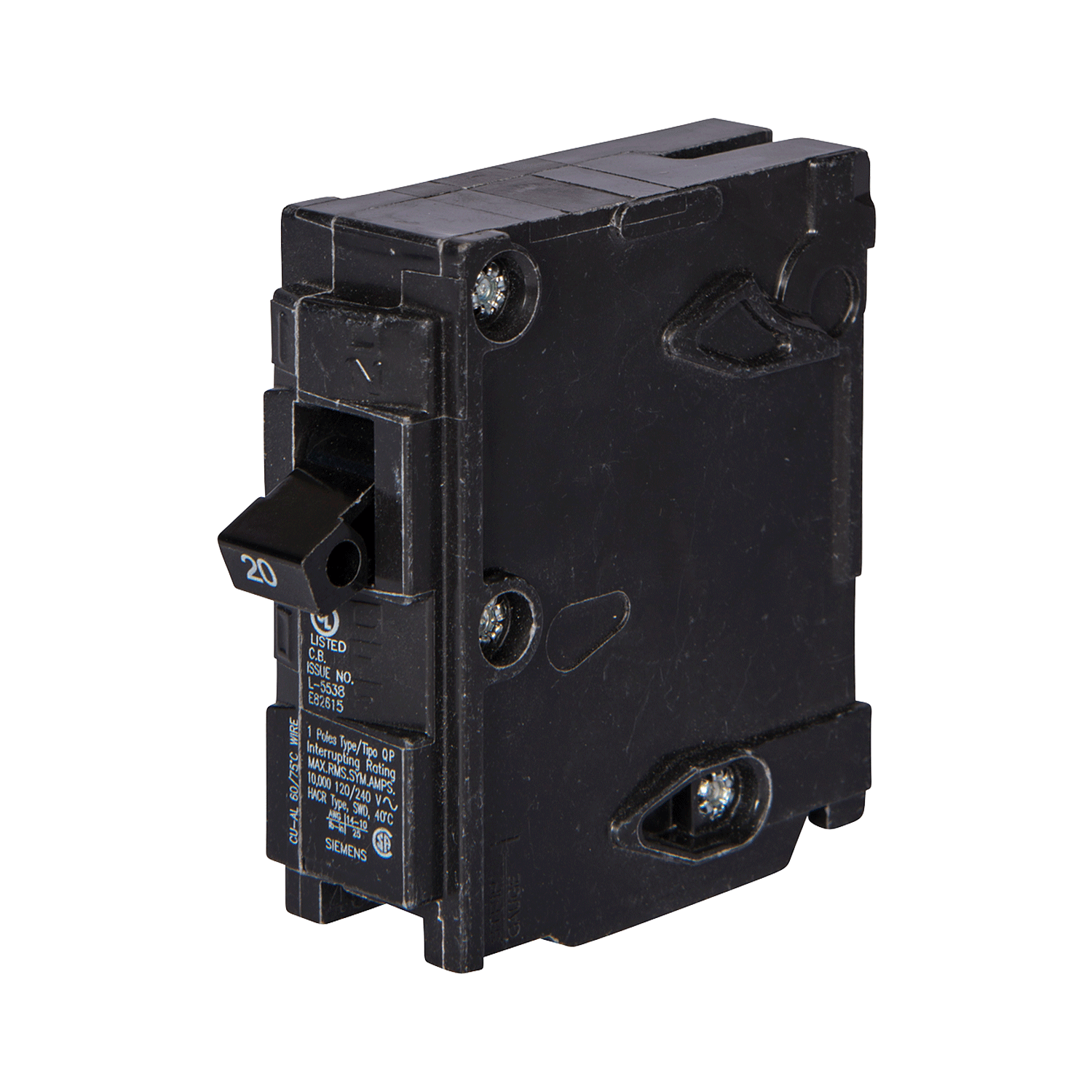 Imagen de PASTILLA INTERRUPTOR QP 1X20A 10KA 120/240V