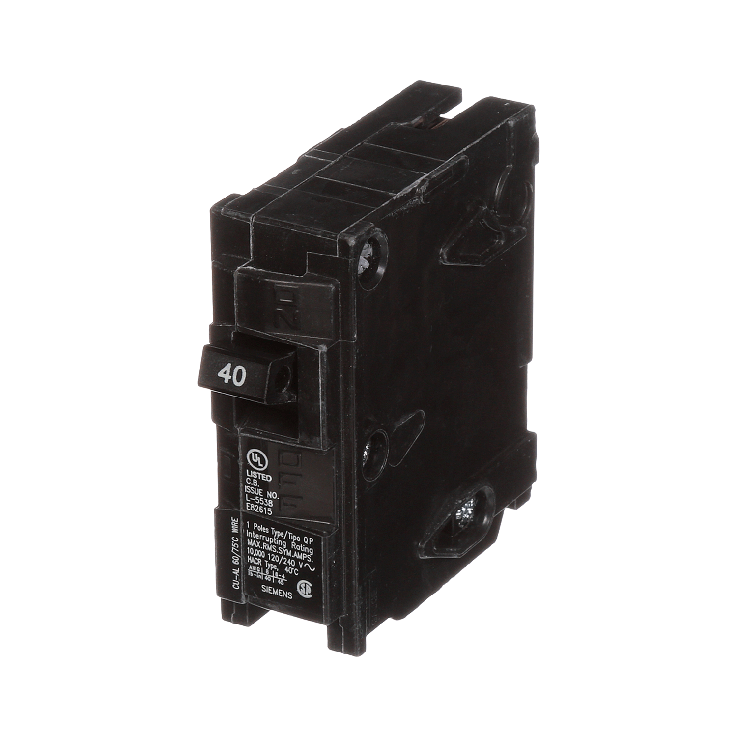 Imagen de PASTILLA INTERRUPTOR QP 1X40A 10KA 120/240V