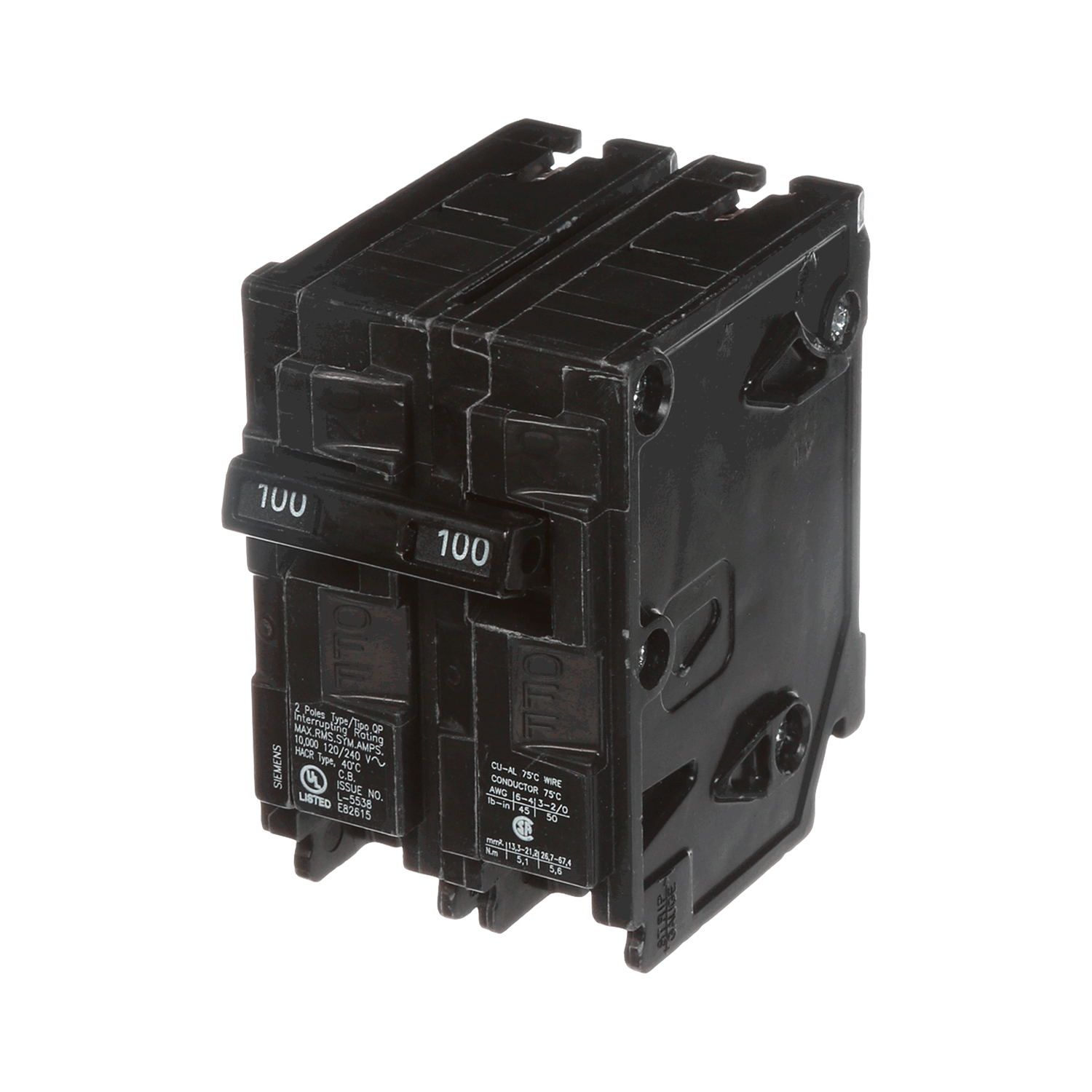 Imagen de PASTILLA INTERRUPTOR QP 2X100A 10KA 120/240V