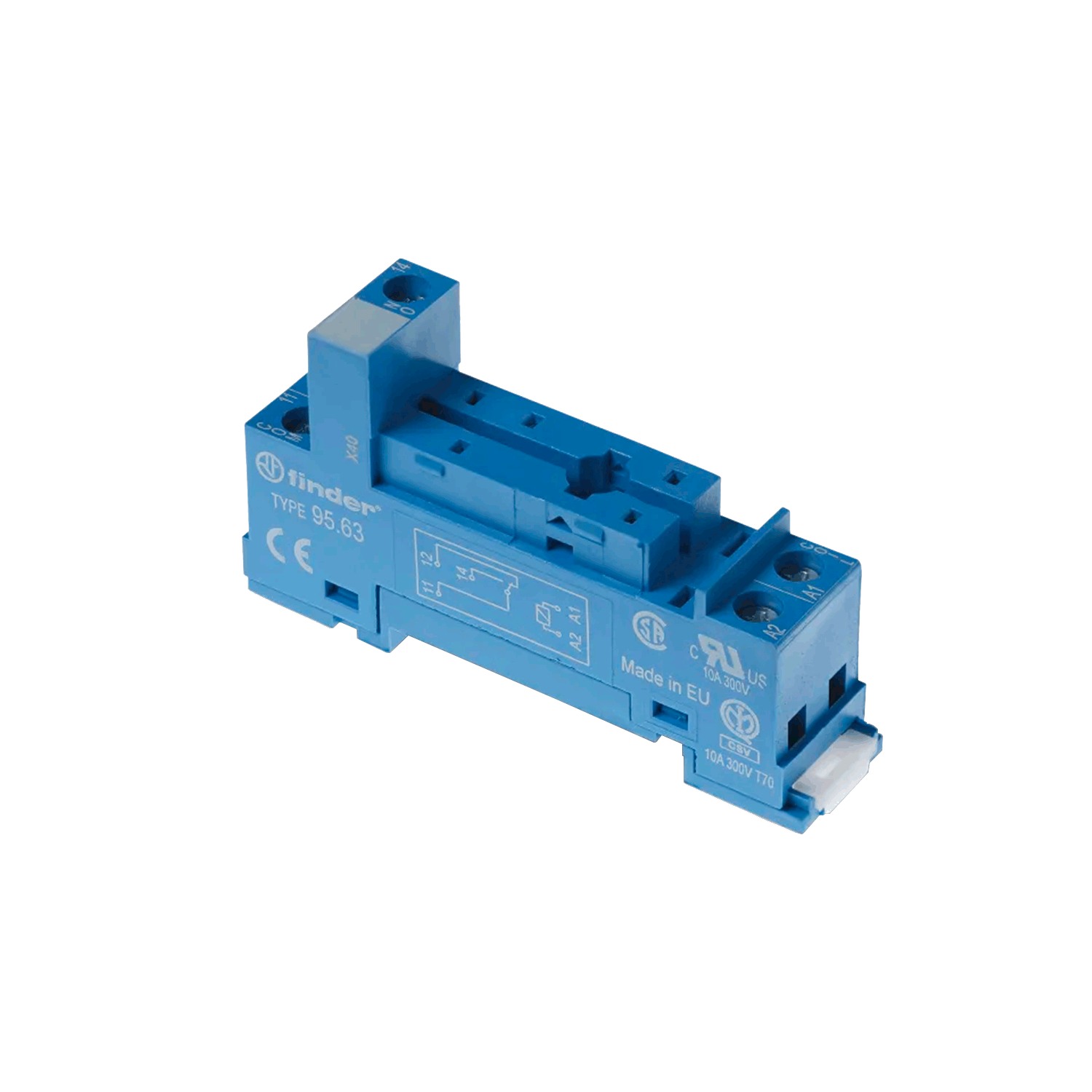 Imagen de BASE PARA RELEVADOR 40.31 COLOR AZUL 95.63SMA