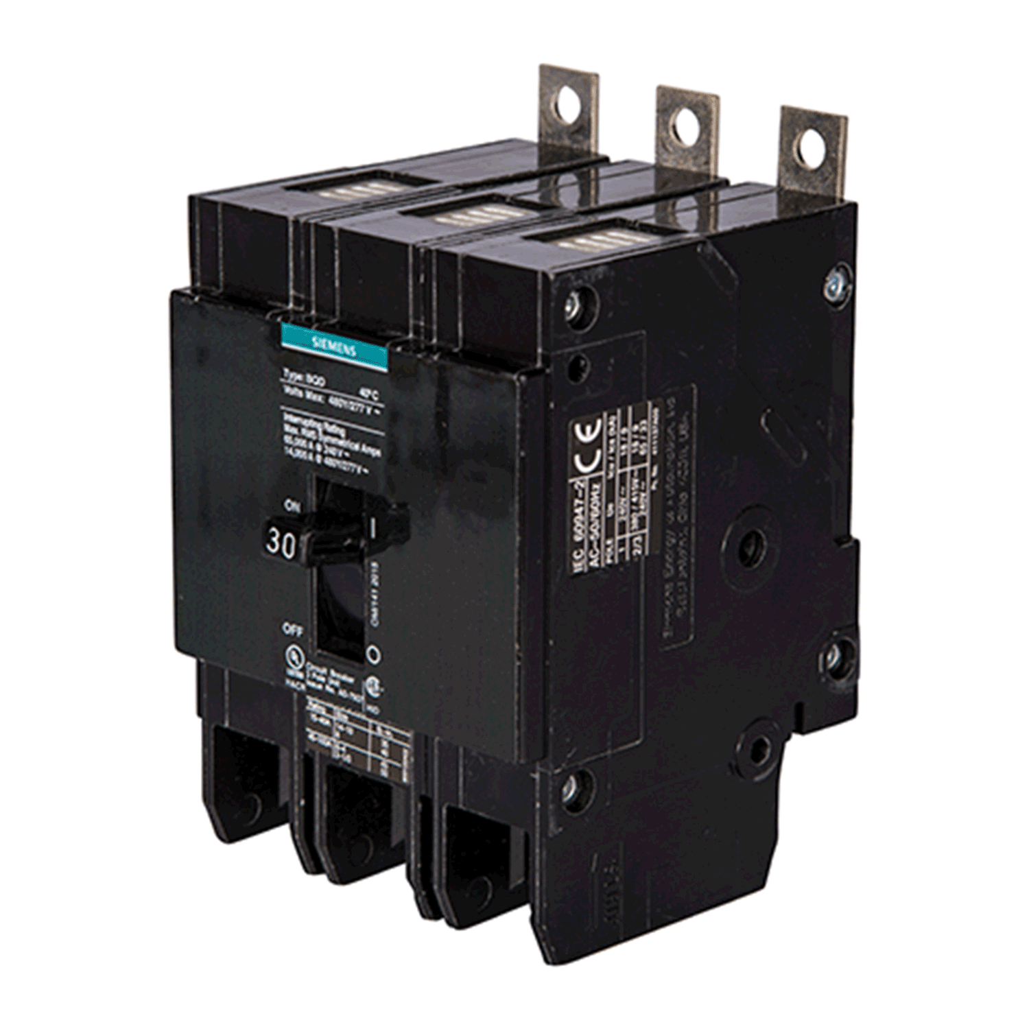 Imagen de PASTILLA INTERRUPTOR BQD 3X30A 65KA/240, 14KA/480, 10KA/600V