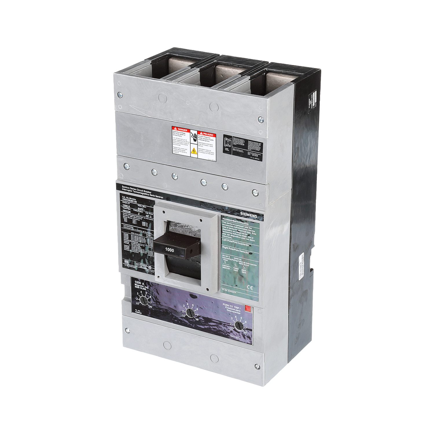 Imagen de INTERRUPTOR HNXD6 3X1000A 100KA/240, 65KA/480, 50KA/600V