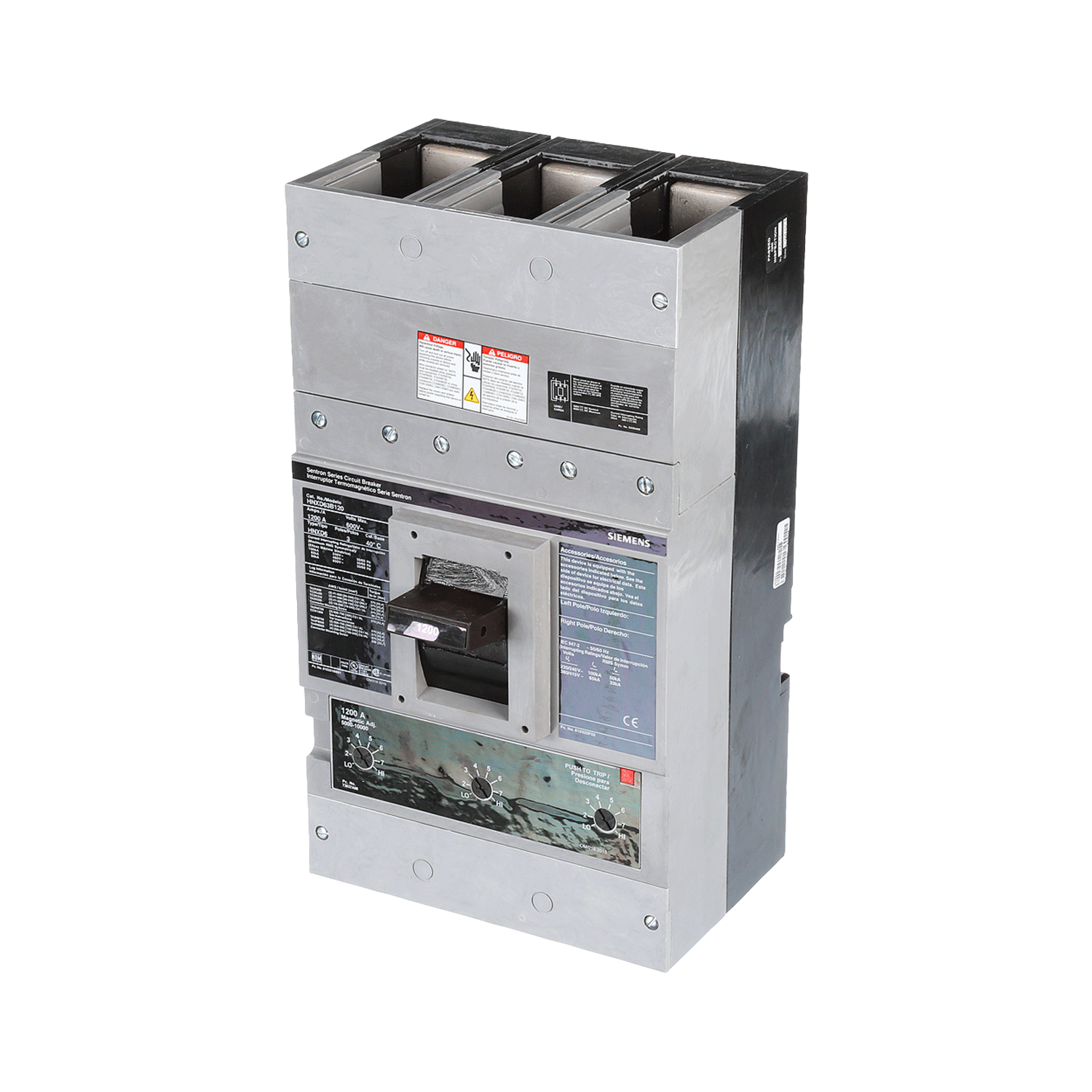 Imagen de INTERRUPTOR HNXD6 3X1200A 100KA/240, 65KA/480, 50KA/600V