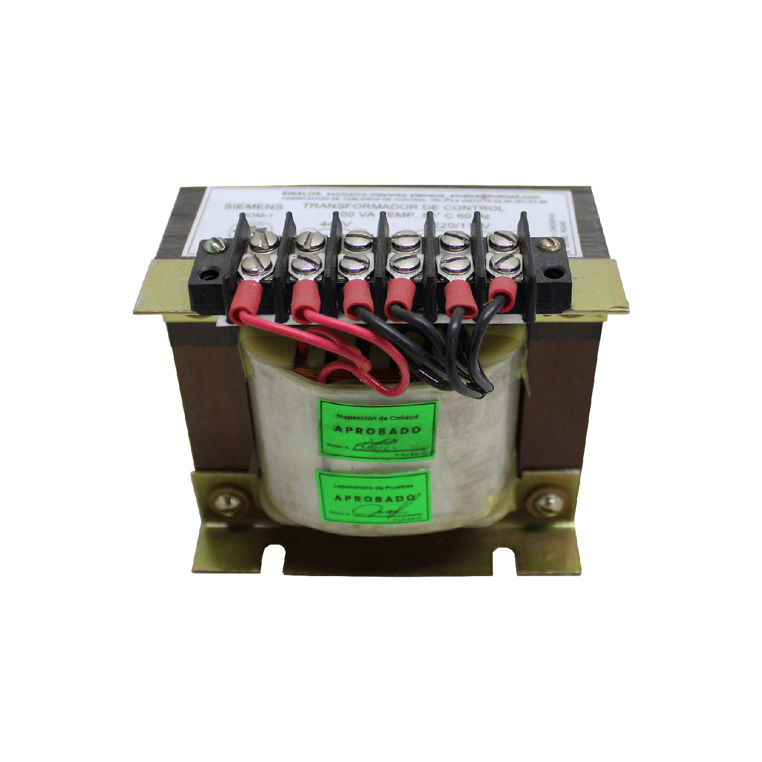 Imagen de TRANSFORMADOR DE CONTROL 200 VA PRIM.440V, SEC.220/110V  ORION