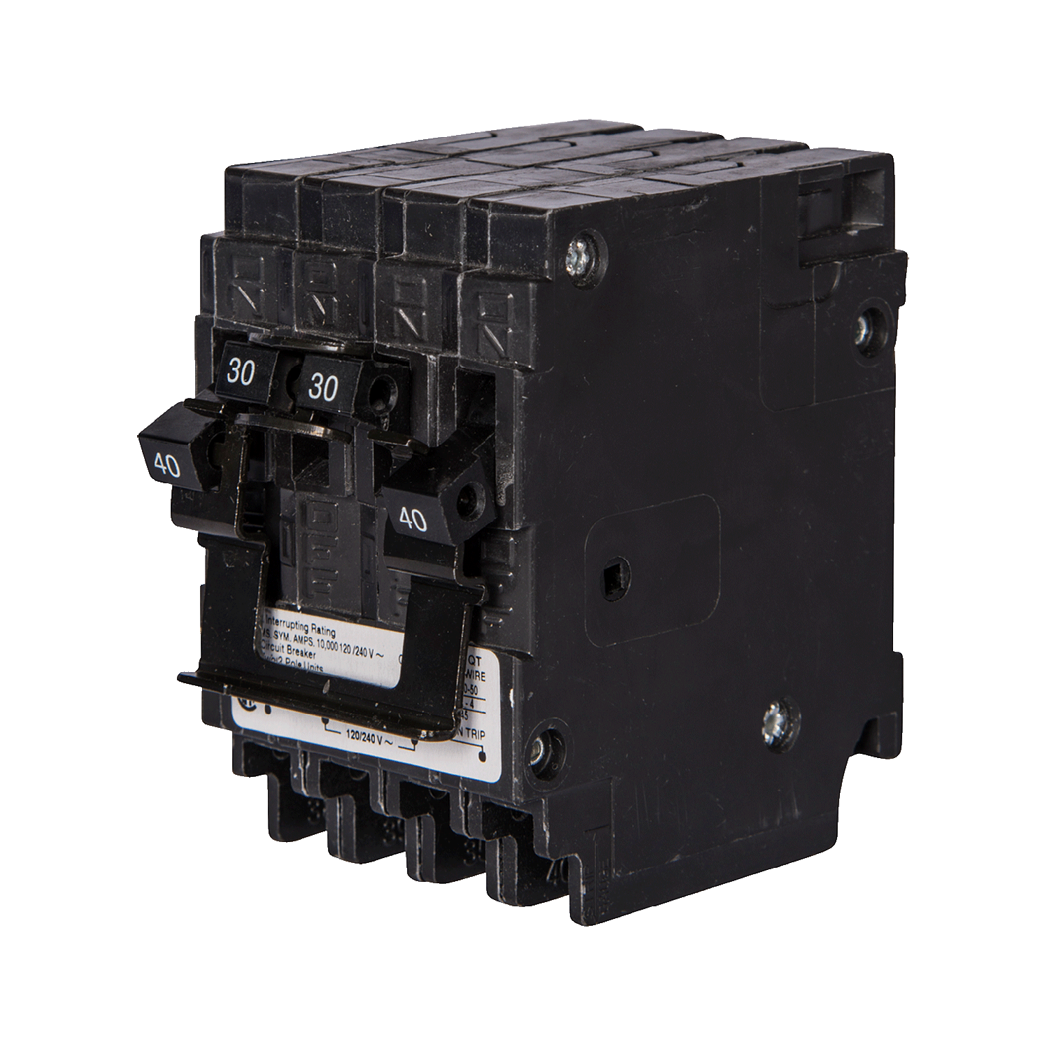 Imagen de PASTILLA INTERRUPTOR QT 2X15-15A 10KA 120/240V