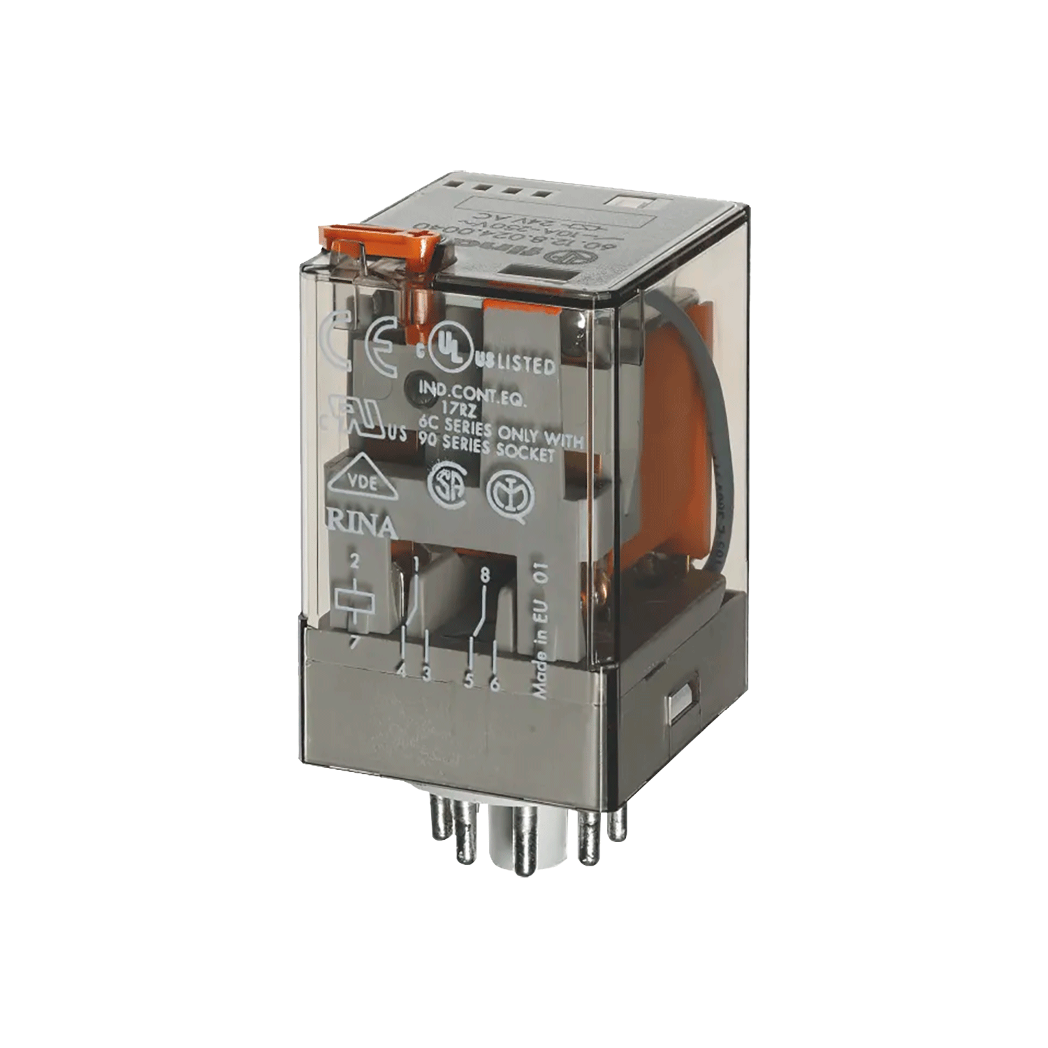 Imagen de RELE ELECTROMAGNETICO DPDT 400VCA 10A/250VCA 2.2VA