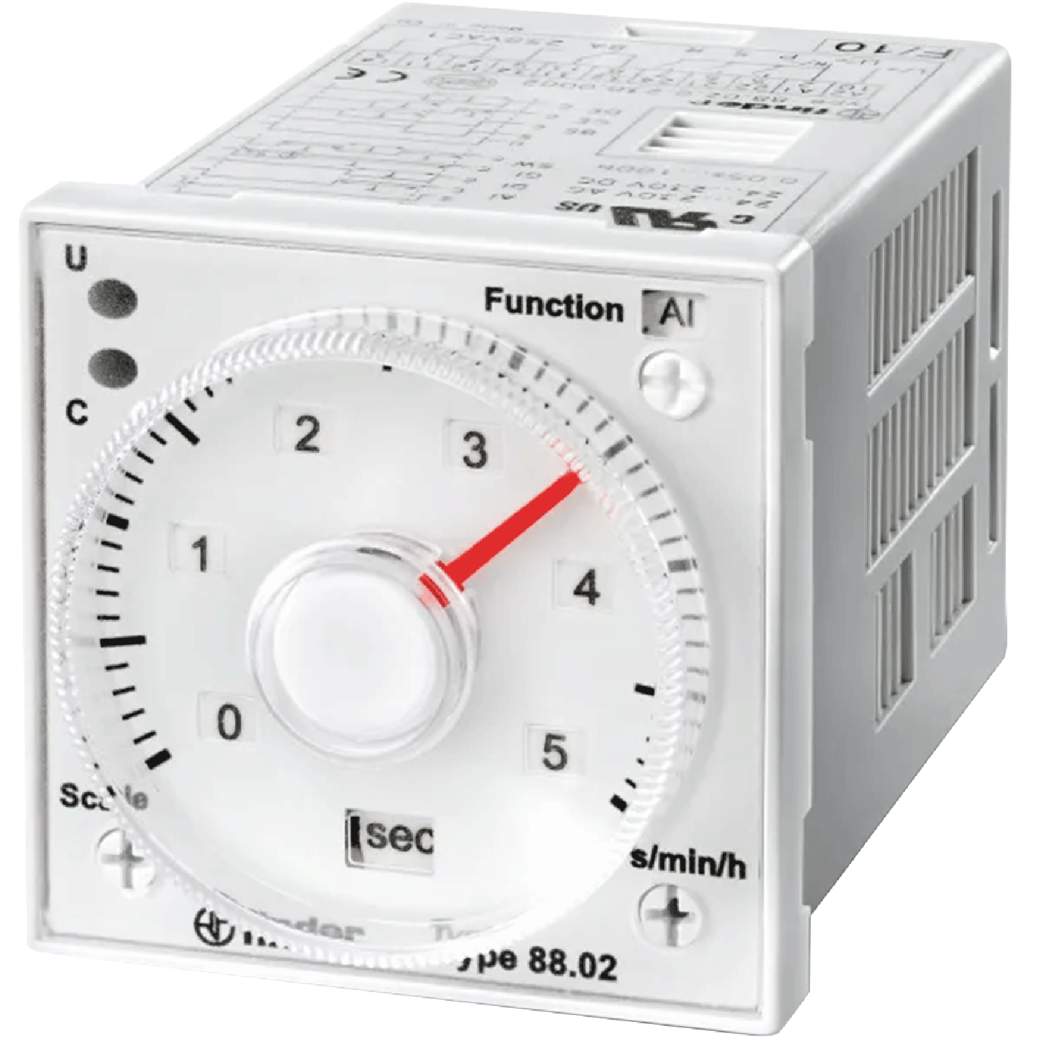 Imagen de TEMPORIZADOR MULTIFUNCION 11 PIN 8A 24…230V AC/DC AJUSTE 0.05S A 100H 88.02.0.230.0002