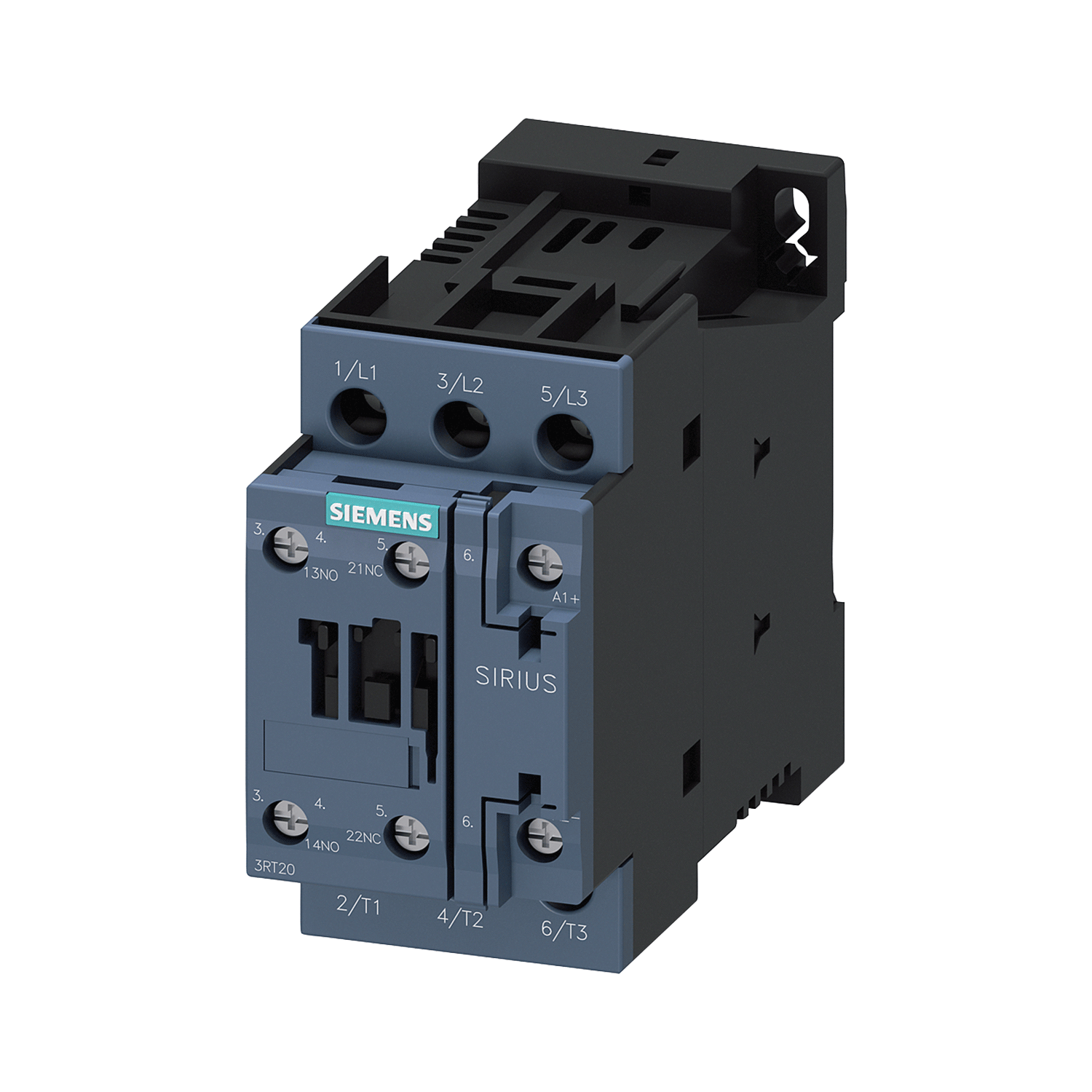 Imagen de CONTACTOR DE ACOPLAMIENTO SIRIUS 3RT2025 S0 5HP 220V, 10HP 440V, 17A BOBINA 24V DC 1NA+1NC