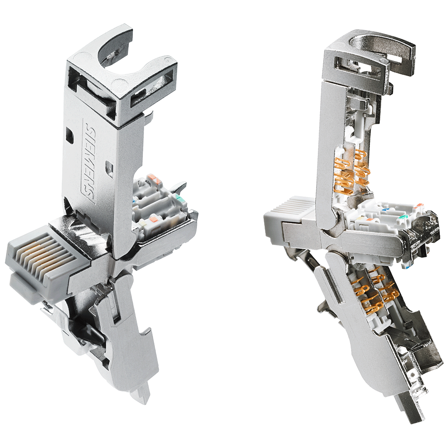 Imagen de INDUSTRIAL ETHERNET FASTCONNECT RJ45 PLUG 180 4x2, CAT6A  (10/100/1000/10000 Mbits/s) con caja de me