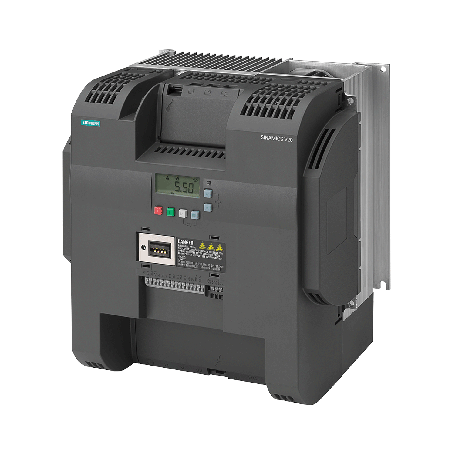 Imagen de VARIADOR SINAMICS V20 ENTRADA TRIFASICA 440V AC 30 KW 40 HP SIEMENS