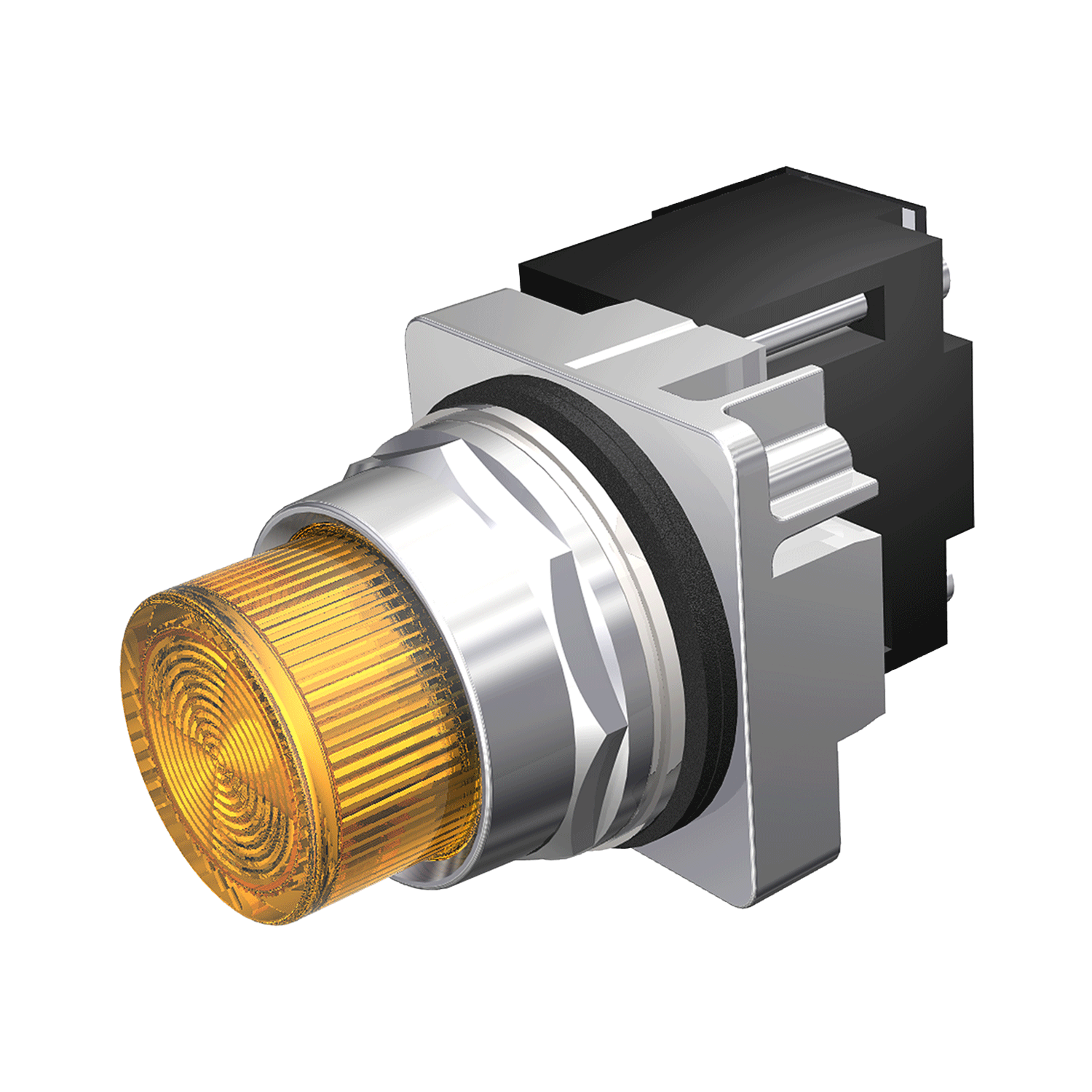 Imagen de LUZ PILOTO AMBAR 30MM INCANDESCENTE 120V AC/DC NEMA 3R, 4X, 12