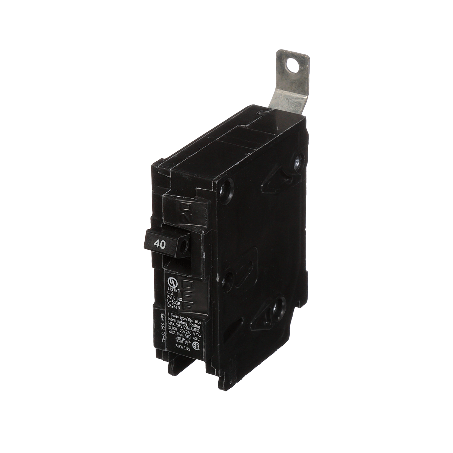 Imagen de PASTILLA INTERRUPTOR BLH 1X40A 22KA 120/240V