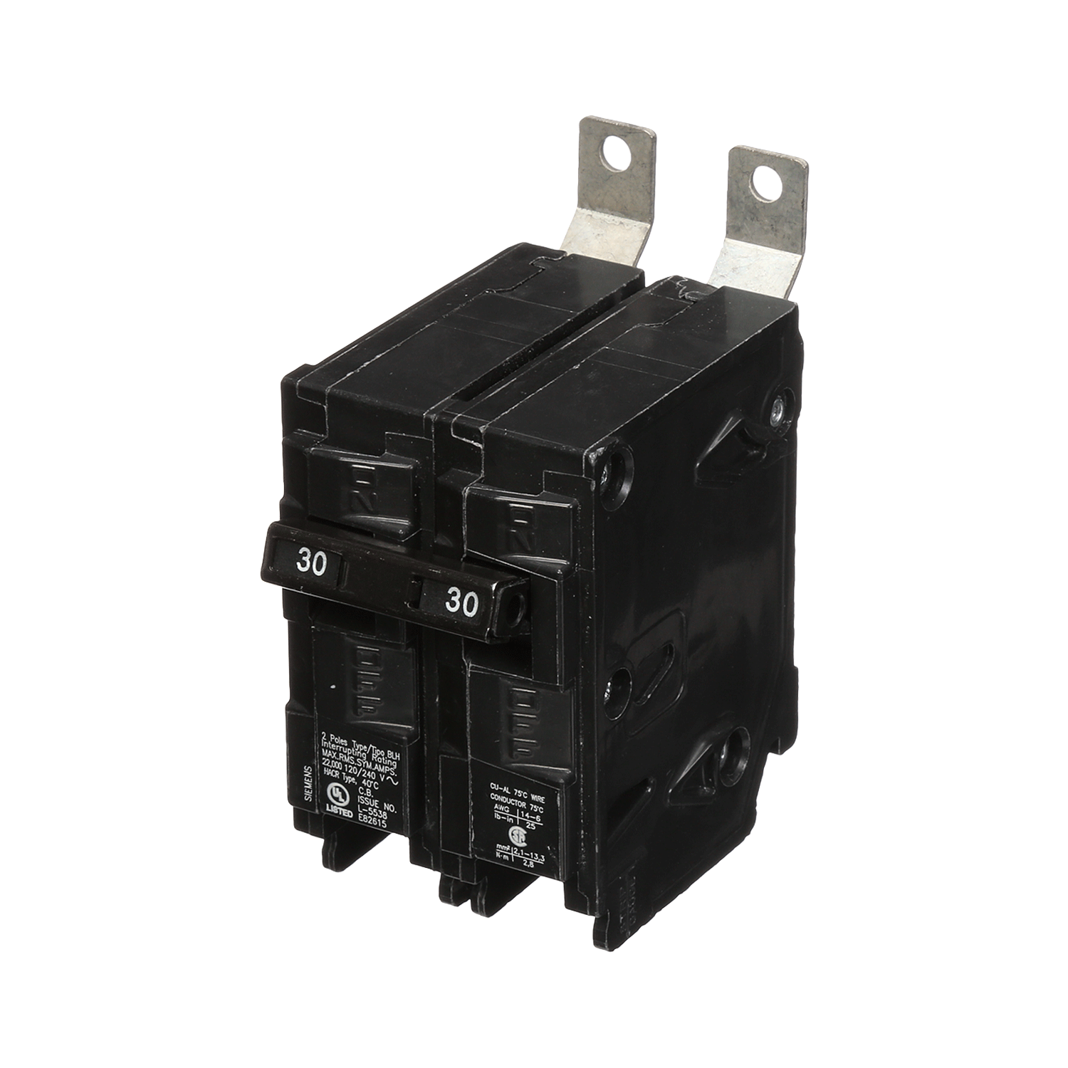 Imagen de PASTILLA INTERRUPTOR BLH 2X30A 22KA 120/240V