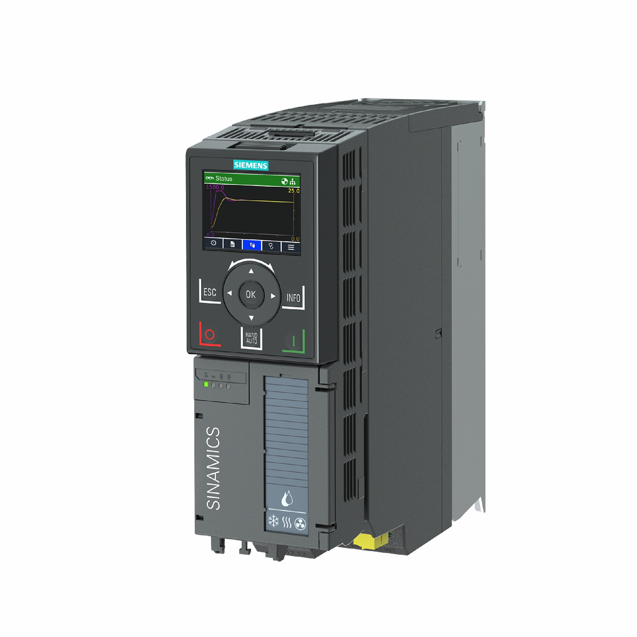 Imagen de VARIADOR G120X 1 HP TRIFASICO 440 VAC COMUNICACION PROFINET, ETHERNET/IP